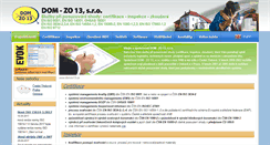 Desktop Screenshot of domzo13.cz